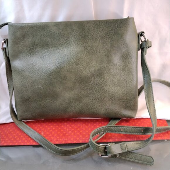 Emperia Juliette Crossbody Bag - Olive Green - Picture 4 of 14